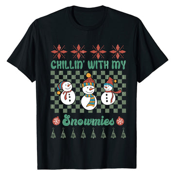 Chillin' Snowmies  T-Shirt