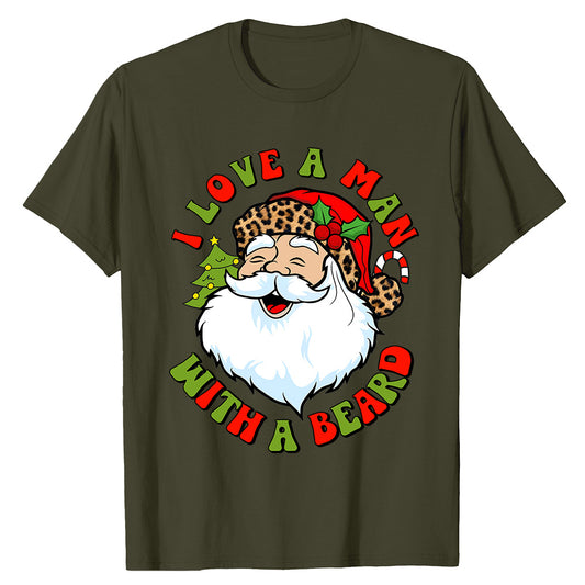 Bearded Santa Xmas  T-Shirt