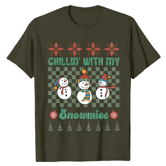 Chillin' Snowmies  T-Shirt