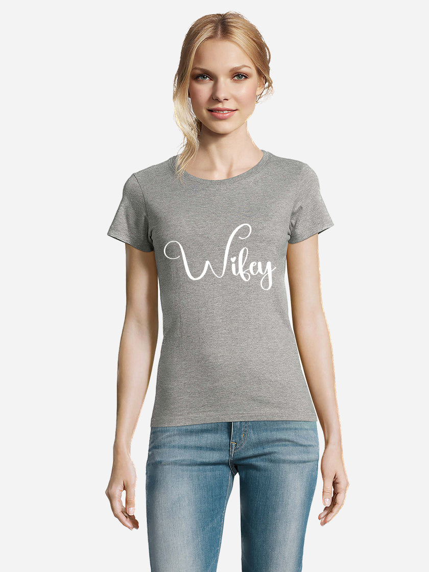Swiggly Wifey Hubby T-Shirt Uno Designs UK