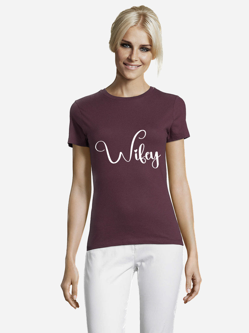 Swiggly Wifey Hubby T-Shirt Uno Designs UK