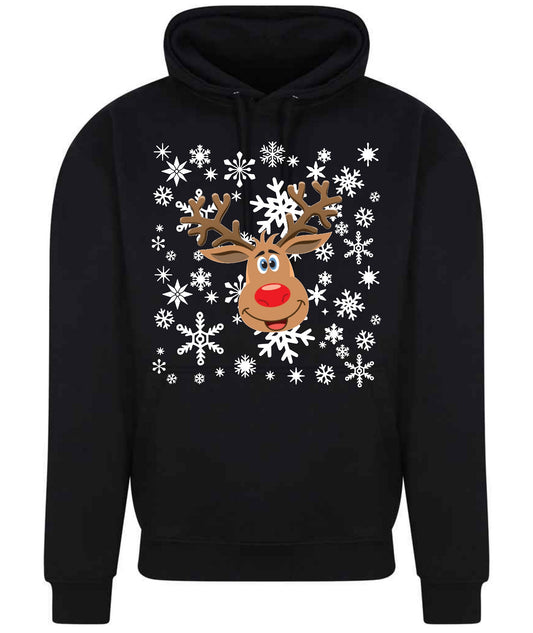 Christmas Jumper SWEATER HOODIE REINDEER xmas jumper, xmas gift for him, gift for her