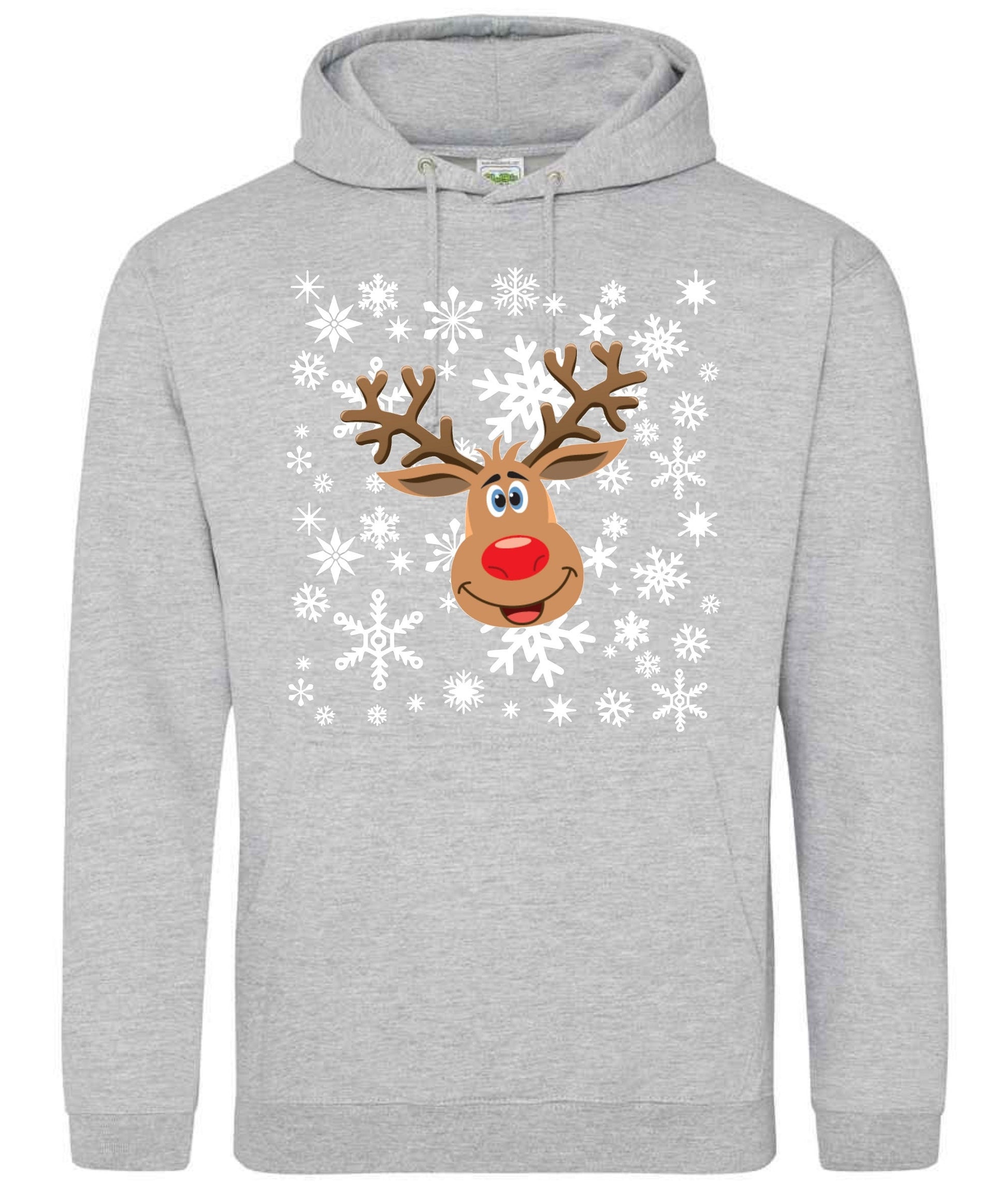 Christmas Jumper SWEATER HOODIE REINDEER xmas jumper, xmas gift for him, gift for her