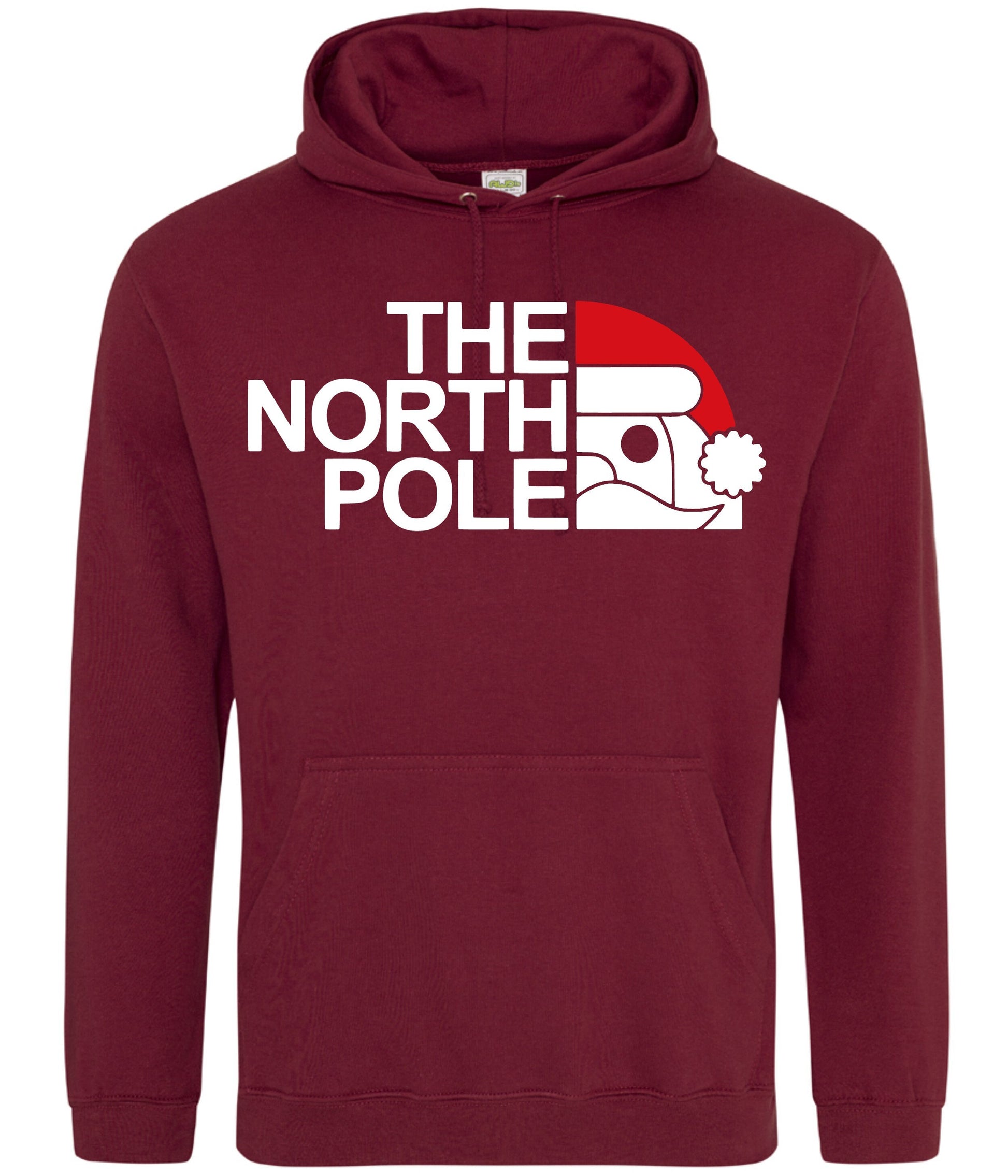Christmas Jumper SWEATER HOODIE the north pole xmas jumper, xmas gift for him, gift for her