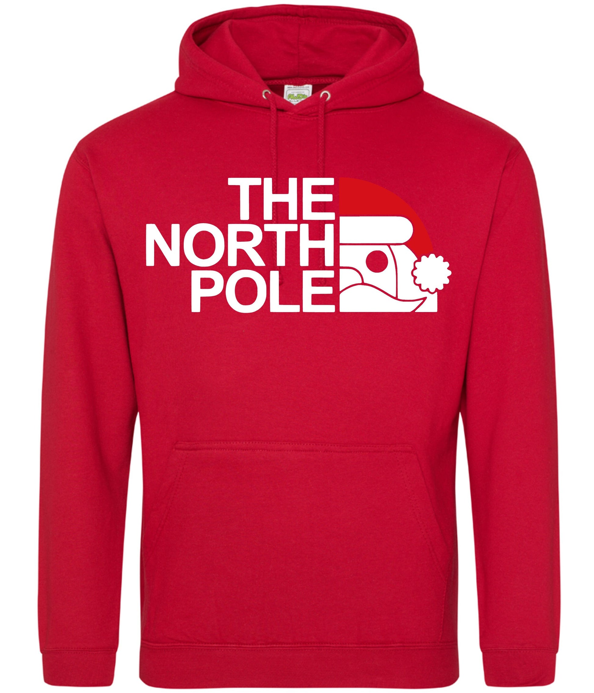 Christmas Jumper SWEATER HOODIE the north pole xmas jumper, xmas gift for him, gift for her