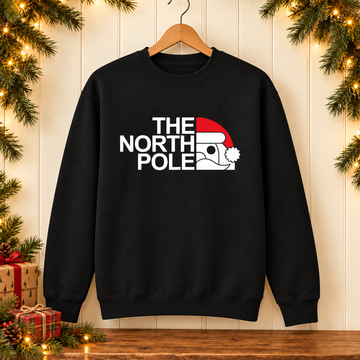 The North Pole Christmas Sweatshirt – Festive Santa Design