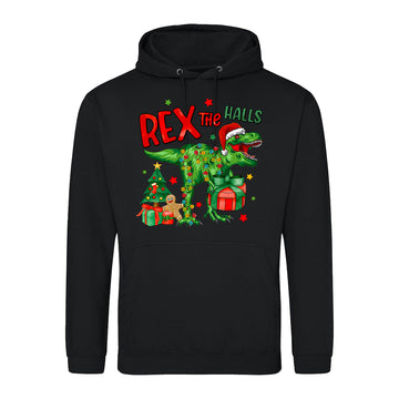 Rex the Halls Xmas  Hoodie