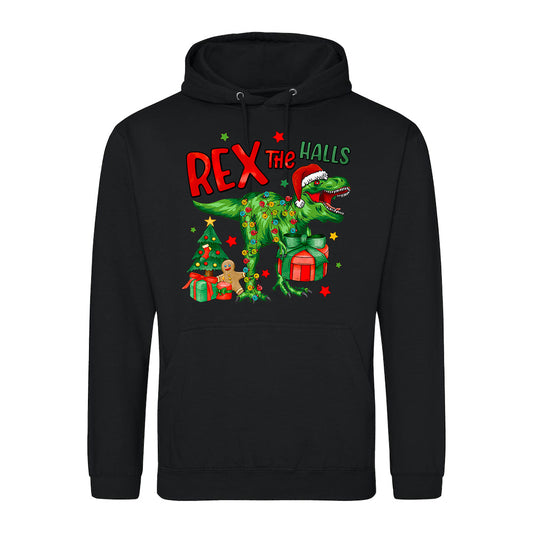 Rex the Halls Xmas  Hoodie