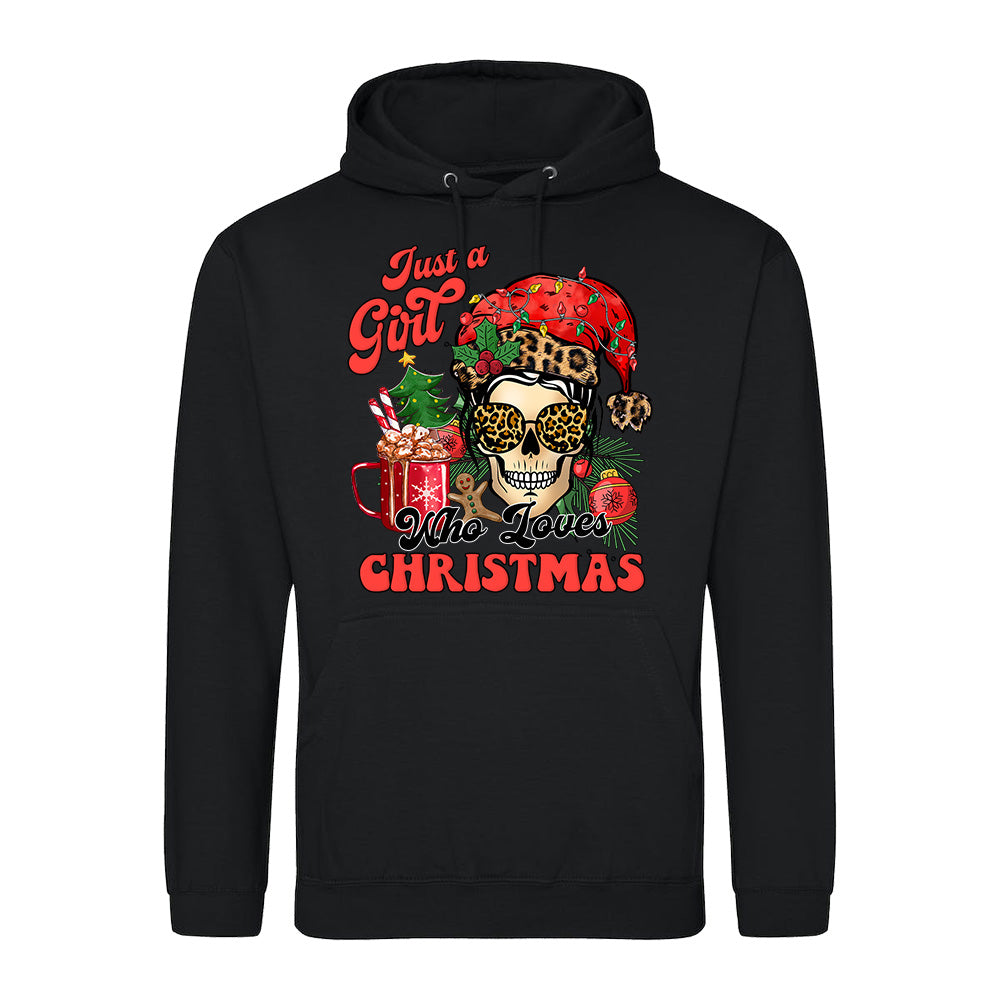 Just a Girl Holiday  Hoodie