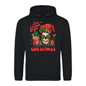 Just a Girl Holiday  Hoodie