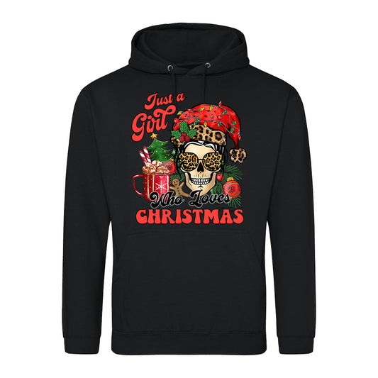Just a Girl Holiday  Hoodie