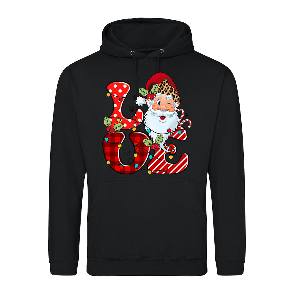Santa Love Christmas  Hoodie