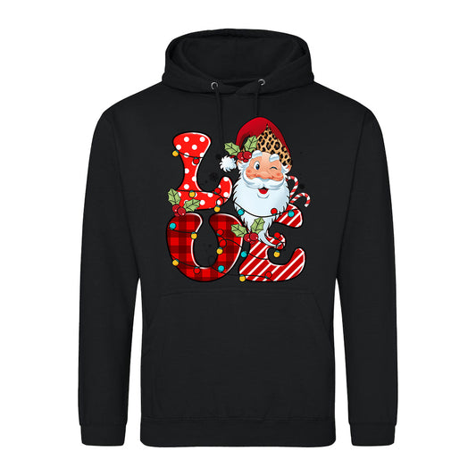 Santa Love Christmas  Hoodie