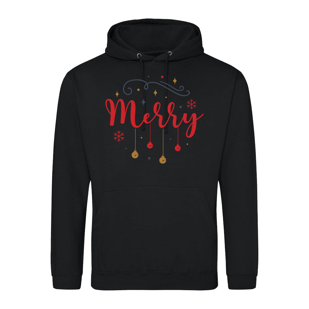 Festive 'Merry'  Hoodie