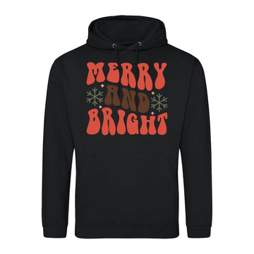 Merry & Bright Retro  Hoodie