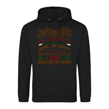 Christmas Rules Festive  Hoodie