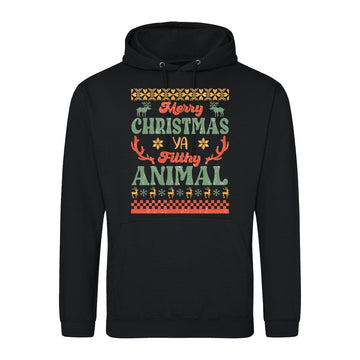 Merry Christmas Filthy Animal  Hoodie