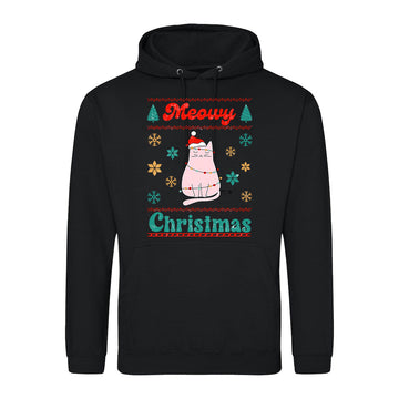 Meowy Xmas Cat  Hoodie