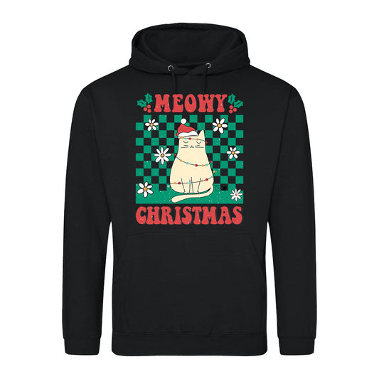 Meowy Christmas Cat  Hoodie