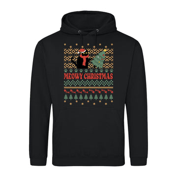 Meowy Christmas Cat  Hoodie