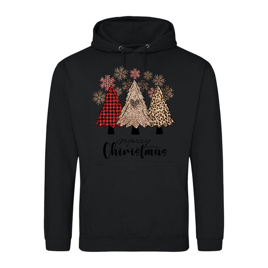 Festive Tree Trio  Hoodie
