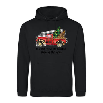 Vintage Holiday Truck  Hoodie
