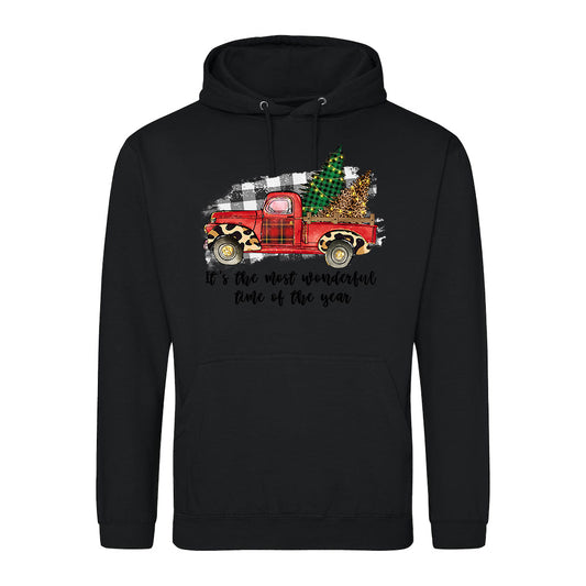 Vintage Holiday Truck  Hoodie
