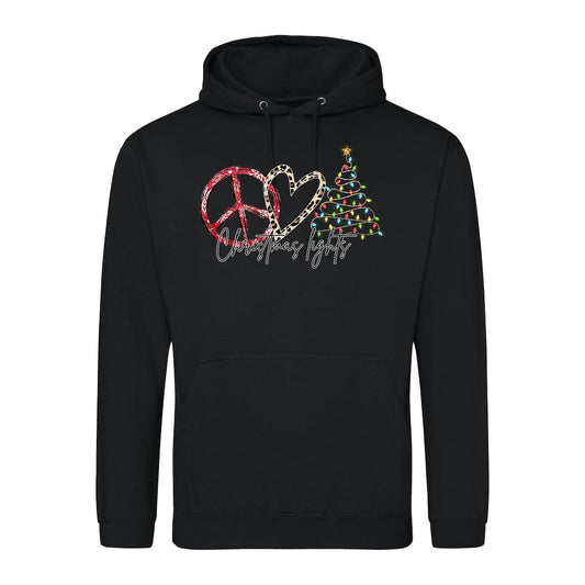 Peace Love Xmas  Hoodie