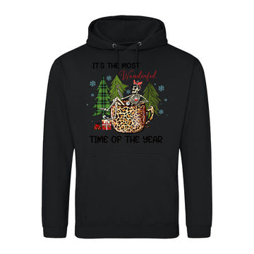 Festive Skeleton Holiday  Hoodie