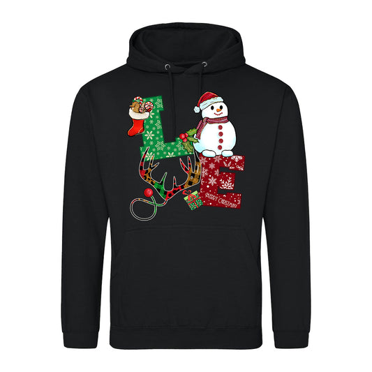 Festive LOVE Christmas  Hoodie