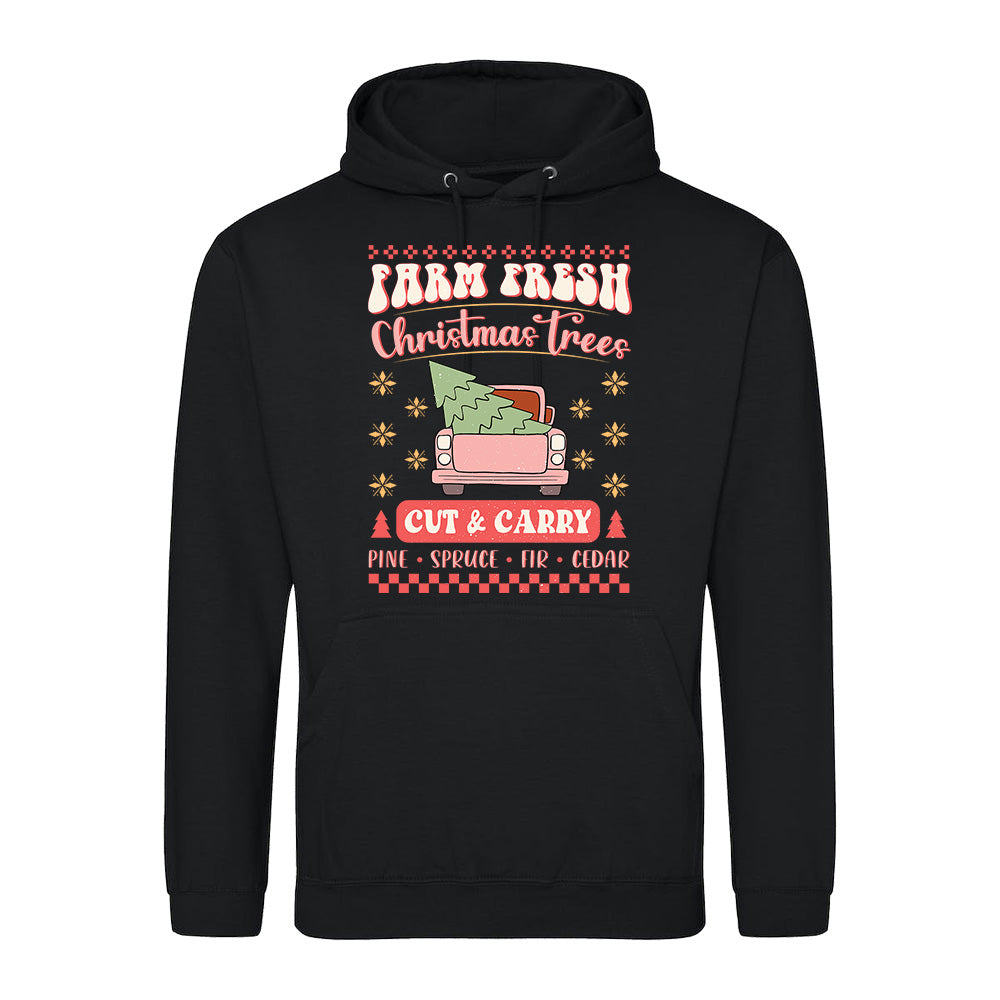 Farm Fresh Xmas Truck  Hoodie