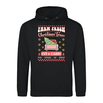 Farm Fresh Xmas Truck  Hoodie