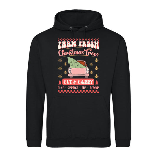 Farm Fresh Xmas Truck  Hoodie