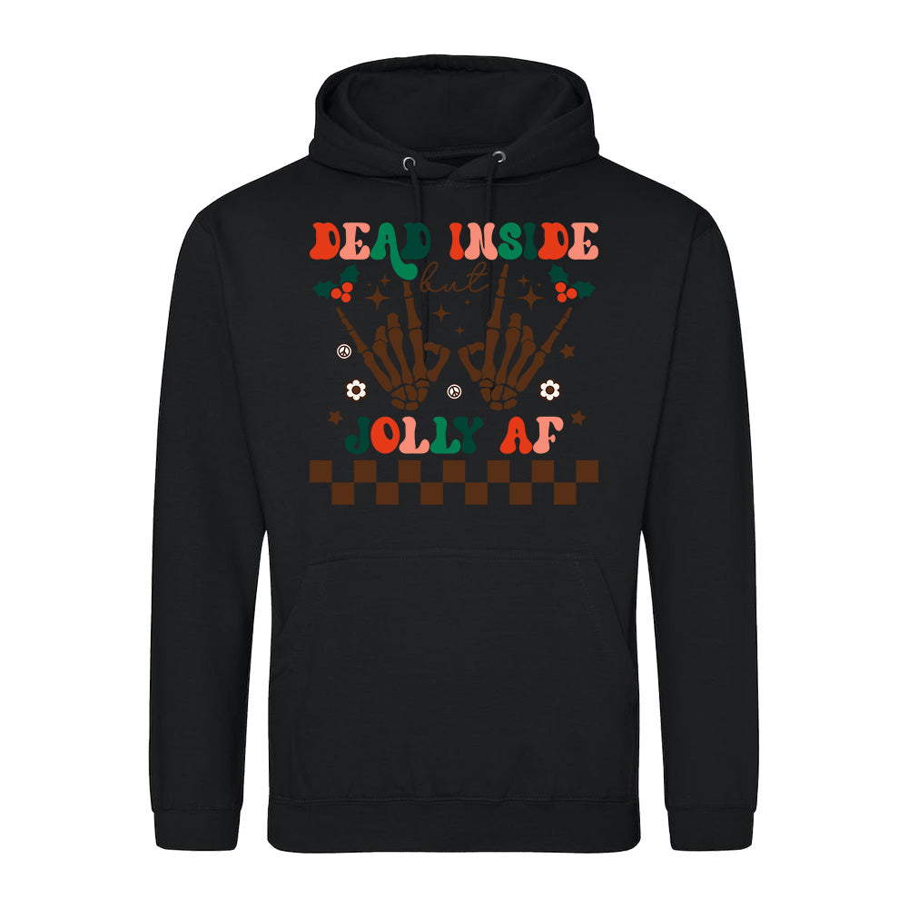 Dead Inside Jolly Christmas  Hoodie