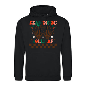 Dead Inside Jolly Christmas  Hoodie