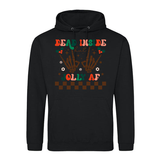 Dead Inside Jolly Christmas  Hoodie