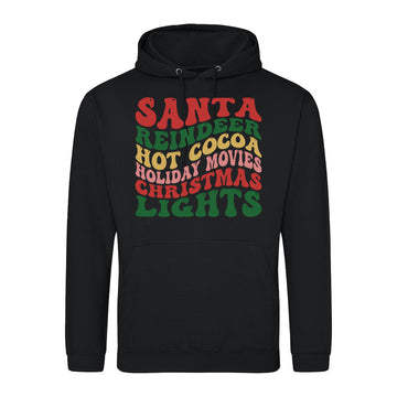 Festive Words Holiday  Hoodie