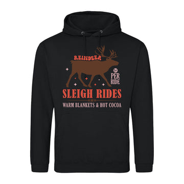 Cozy Reindeer Sleigh  Hoodie