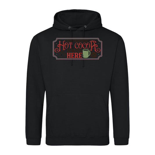 Vintage Hot Cocoa Sign Hoodie
