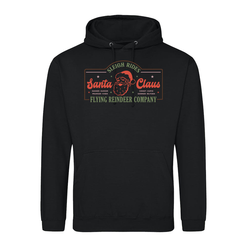 Santa Sleigh Rides  Hoodie
