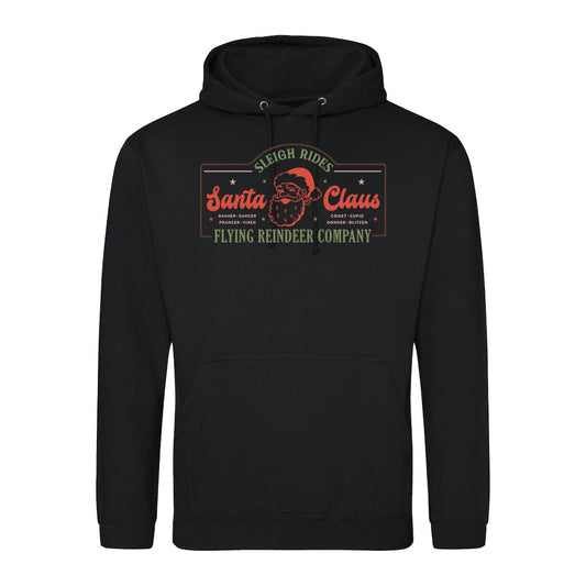 Santa Sleigh Rides  Hoodie