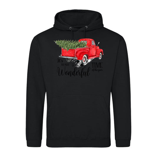 Vintage Truck Christmas  Hoodie