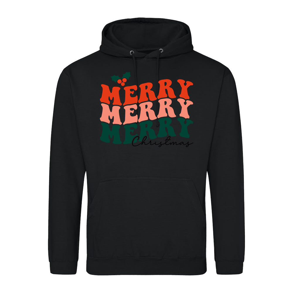 Merry Retro Holiday  Hoodie