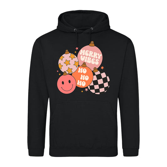 Retro Festive Ornaments  Hoodie