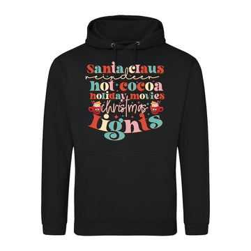 Festive Words Christmas  Hoodie