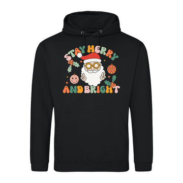 Retro Santa Xmas  Hoodie