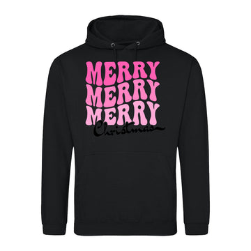 Retro Merry  Hoodie