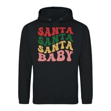 Retro Santa Baby  Hoodie