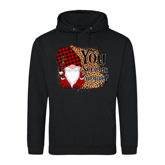 Gnome Fun Leopard  Hoodie