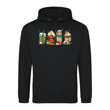 Festive Holiday Drink Art Shirt Hoodie